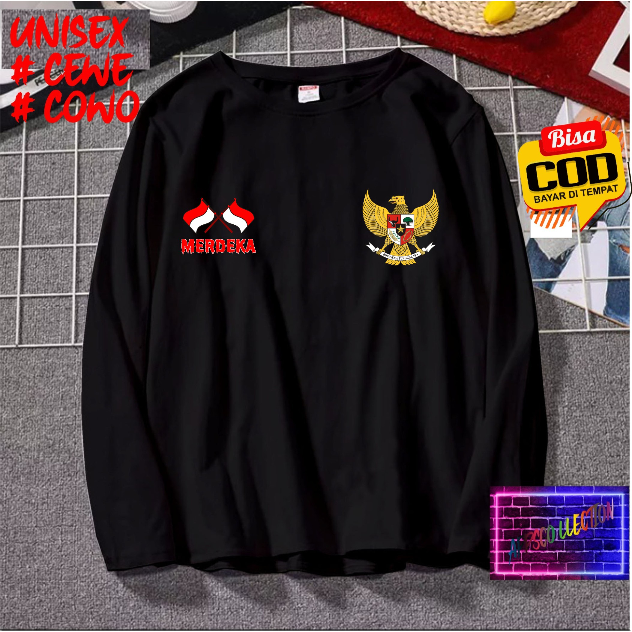 Beli 10 Pc Gratis 1 Pc Hut RI 78 Kaos Terlaris 17 Agustus 1945 78 Kemerdekaan Indonesia Kaos Merah Putih Hitam Kaos Cewek Cowok X8