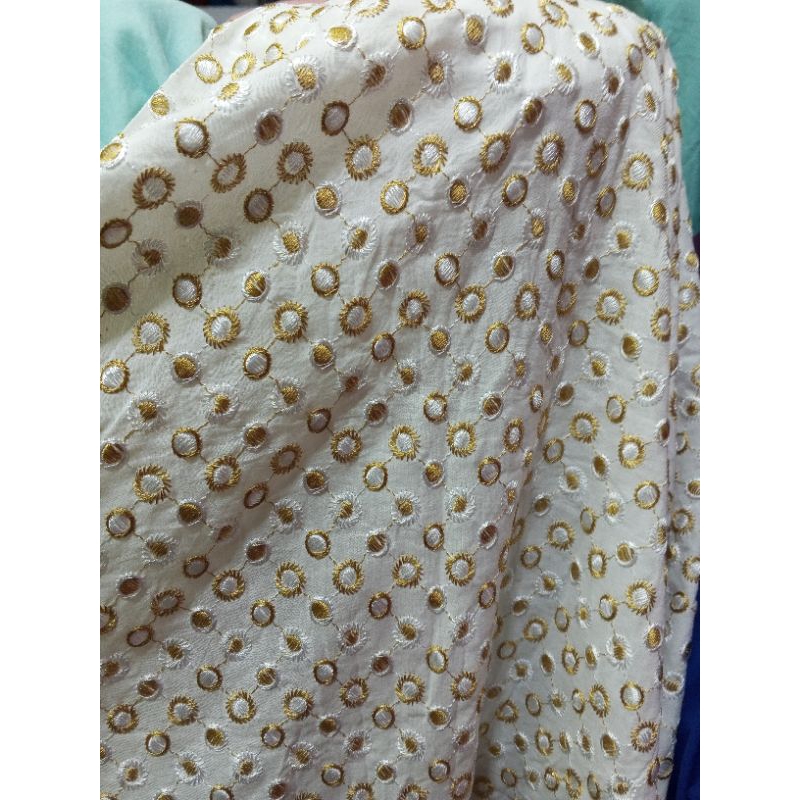 kain katon linen bordir