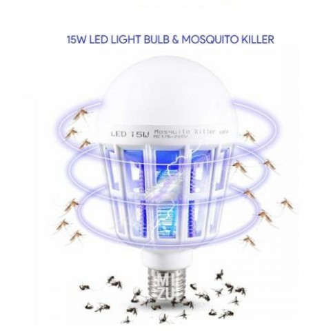 ( Toko Rici) Lampu Anti Nyamuk Bohlam Lampu Mosquito Killer Lamp 13Watt