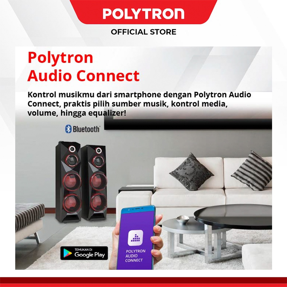 Speaker Active Bluetooth Polytron PAS 8C28