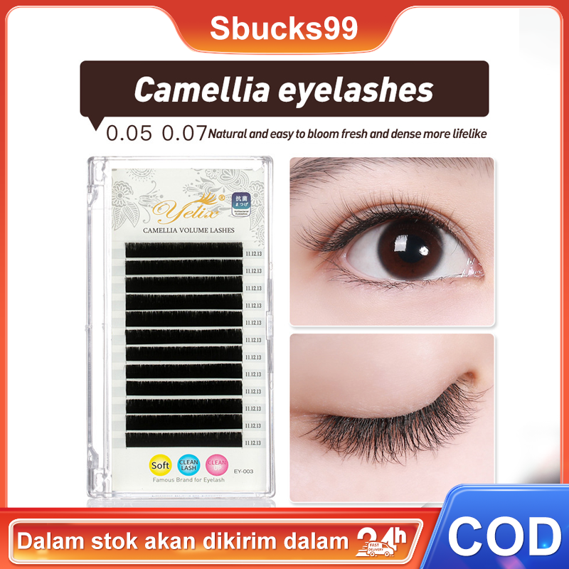 Yelix 3D W-Lashes False Eyelashes Volume-Russian Eyelash Extansion