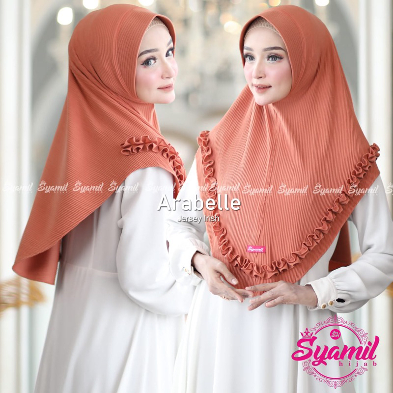 syamil hijab instan plisket