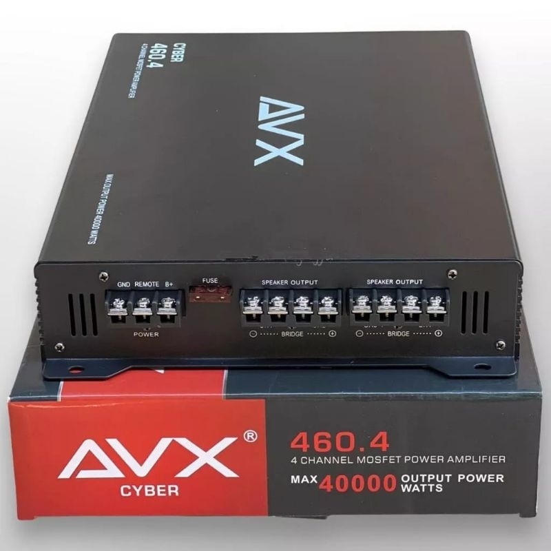 Power Amplifier 4 channel AVX Cyber 460.4 High Quality