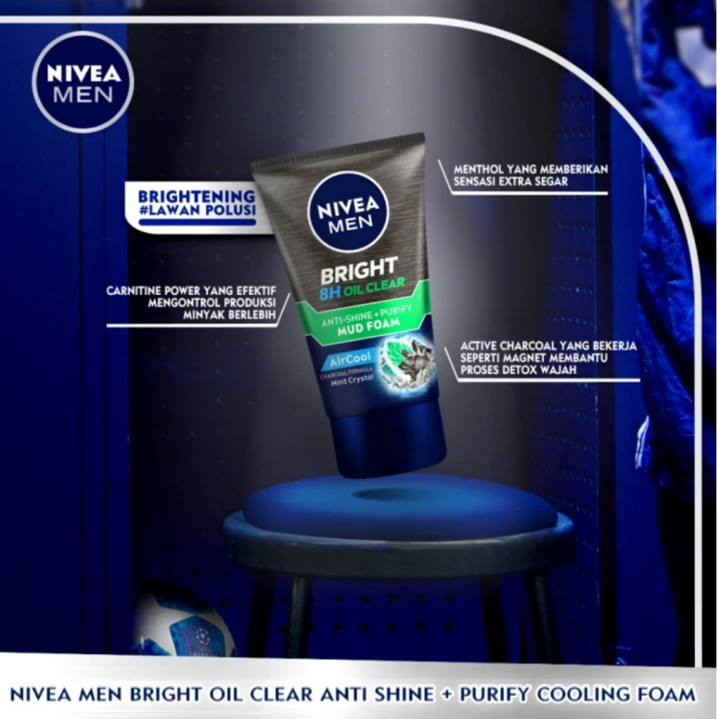 Nivea Men Facial Foam Pembersih Wajah 100ml