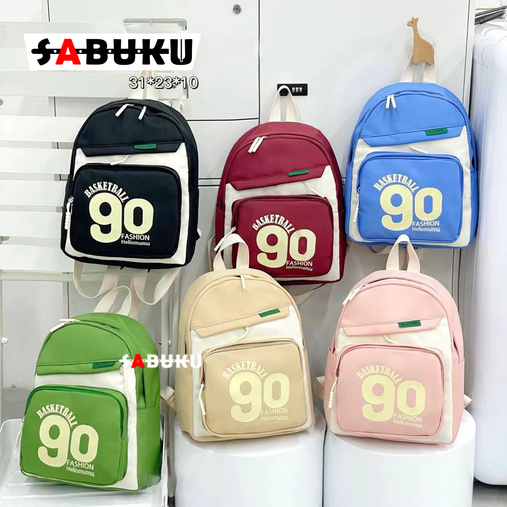 [SK]Tas Ransel Kanvas Premium Paud/TK Tas Backpack Anak Anak Tas Punggung Anak Style Korea - 301