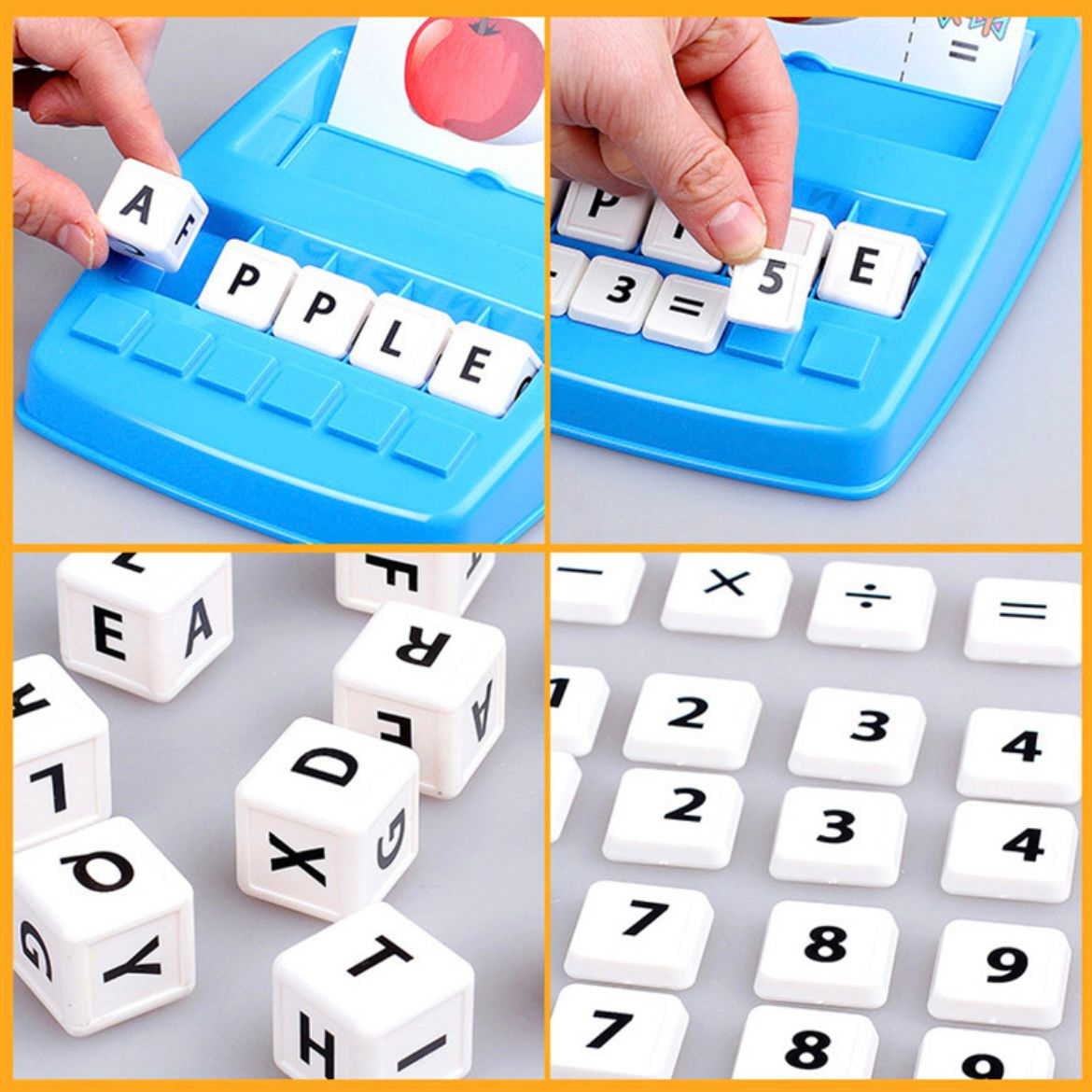 [TMA]Mainan Edukasi Mengeja dan Berhitung / Belajar Bahasa Inggris / Mainan Susun Kata / Mainan Menghitung / Mainan Edukasi Anak / Spelling Bee / Spelling Game / Math / Learning Game