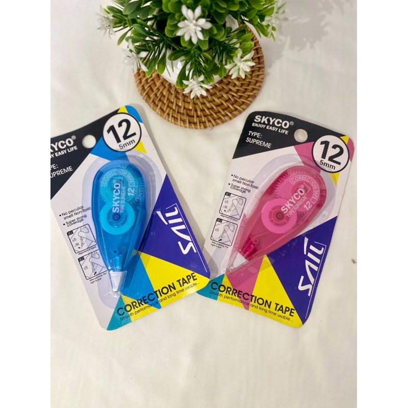 

Pastel Color Correction Tape / Tipe X Kertas / Tip-X Roll / Plta Koreksi kuaslitas terbaik murah
