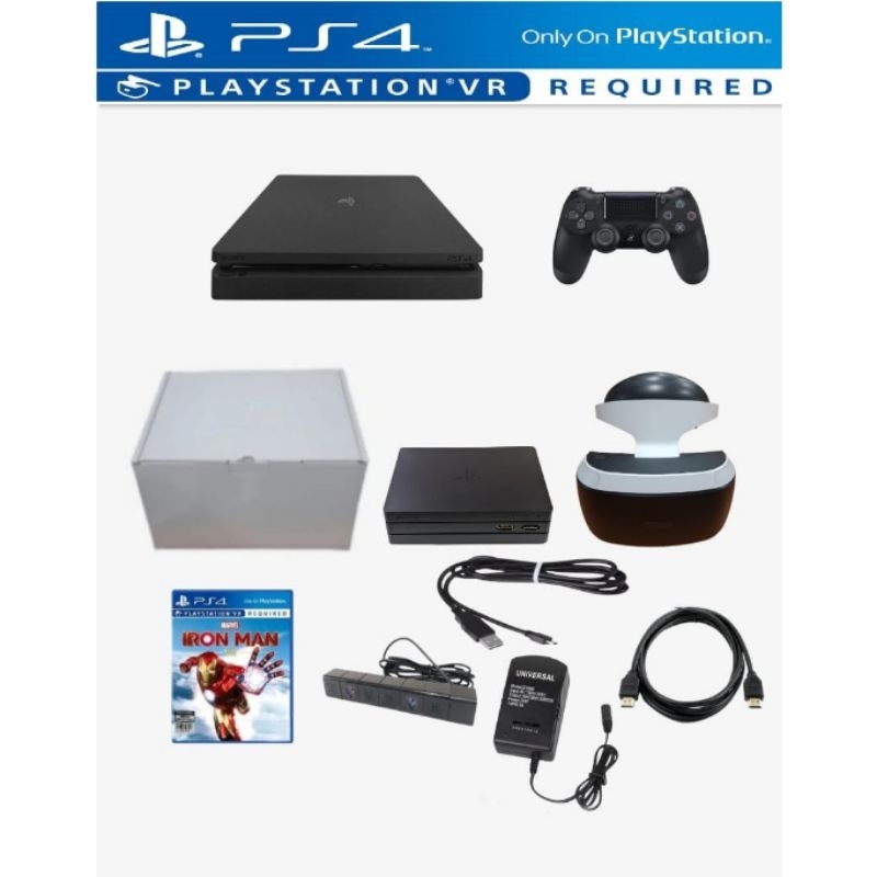 Paket Mesin Ps4 Slim Ori + Ps4 VR