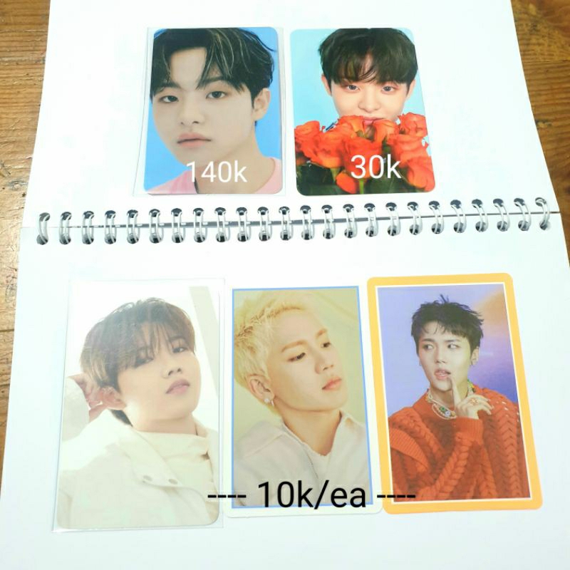 Photocard junkyu hyunsuk doyoung konsep jikjin hello