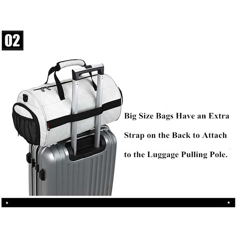 Tas Jinjing Selempang Duffel Gym Fashion Travel Bag Big Size Tas Kapasitas Besar Penyimpanan Barang