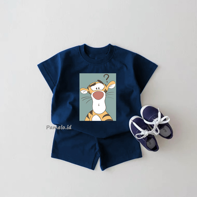 Pamelo.id Set Anak Viral / Tiger Why / Fashion Anak / Stelan baju anak / Korea Style / Set Balita