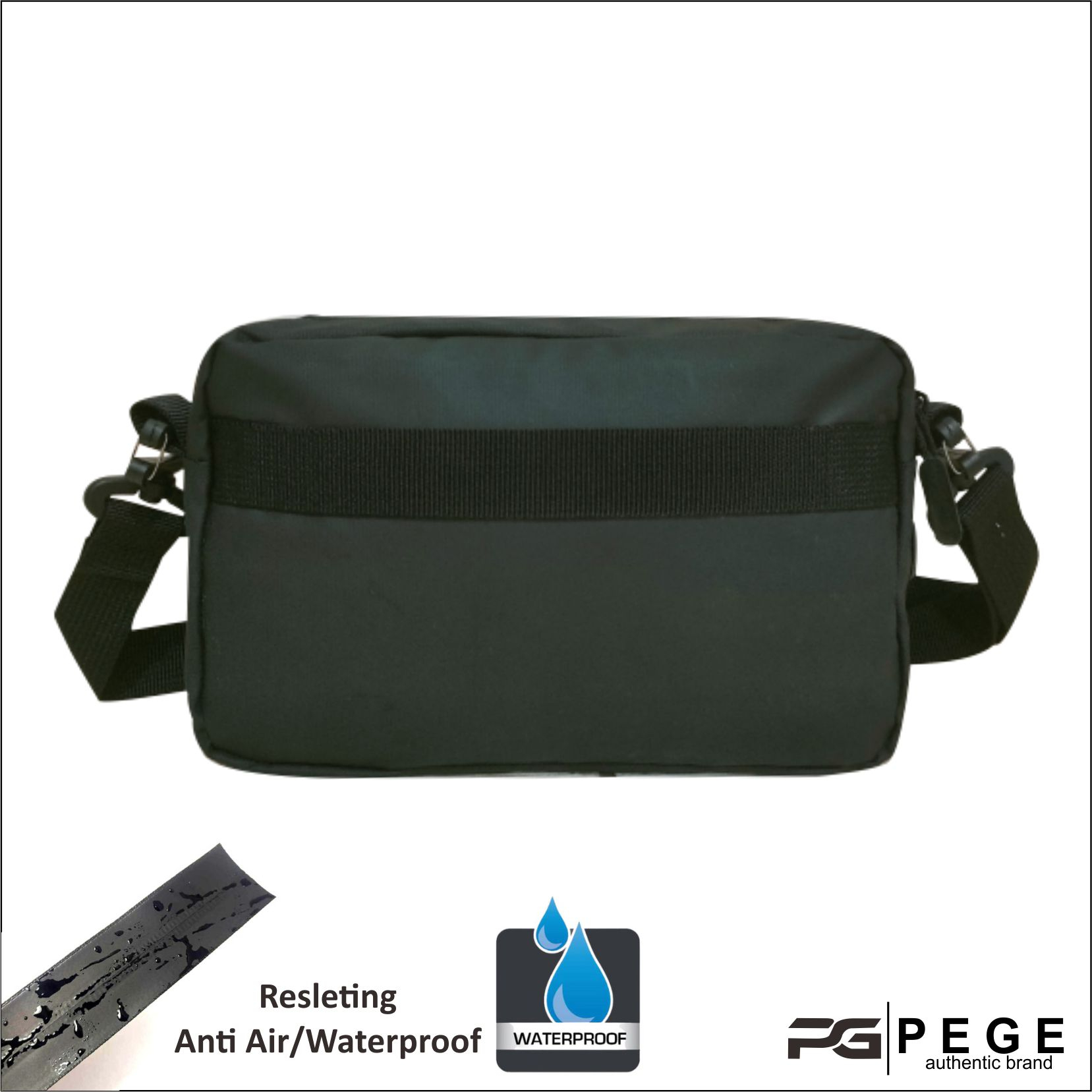 Tas Selempang Bahu Waterproof Anti Air Model 2in1 PEGE Javer Bisa Untuk Slingbag Dan Pouch - PG 8962