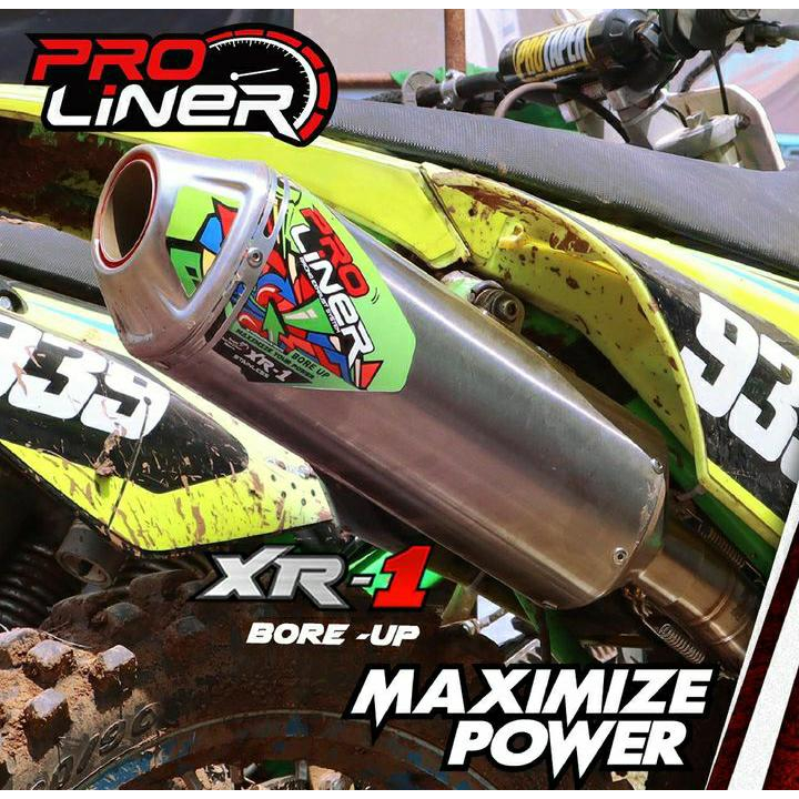 KNALPOT SUPERMOTO PROLINER CRF 150 KLX 150 STANDART BORE UP ORIGINAL