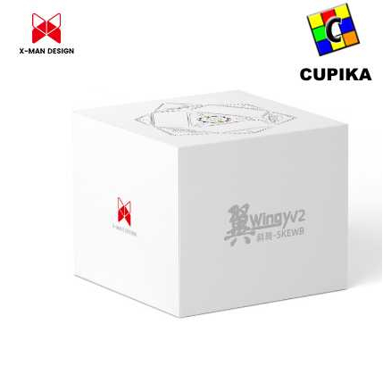 Rubik QiYi X-Man Wingy Magnetic Skewb v2 Concave Stickerless XMan v2M