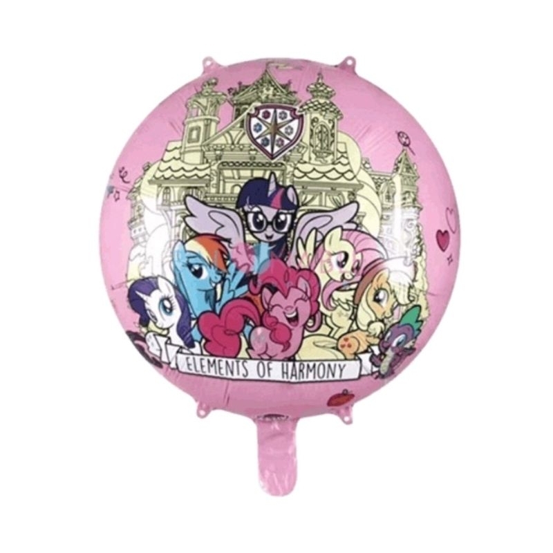 Balon Foil Littlepony | Balon Little Pony | Balon Bulat Little Pony