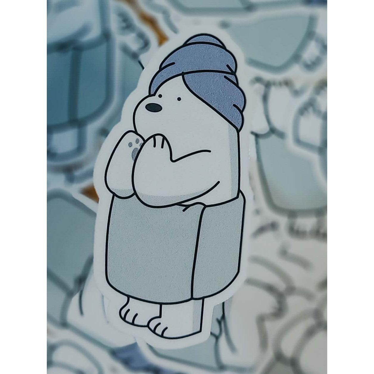 

Sticker WeBareBears IceBear Kualitas Anti Air Tahan Gores Stiker Lucu - Laptop/ Jurnal/ Tumbler/Koper/Cermin/ Kulkas DLL