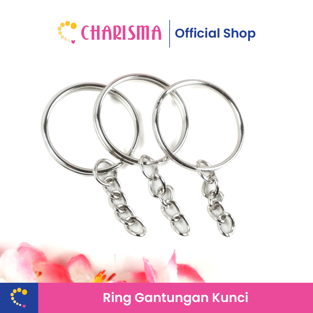 Charisma Ring Gantungan Kunci Best Quality - Ring Gantungan Kunci Rantai / Pengait Besi Tas / Ring pengait Multifungsi