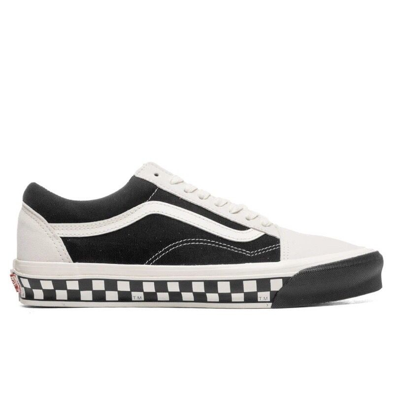 Vans Vault OG old Skool LX Bumper Carscheck White Black Original