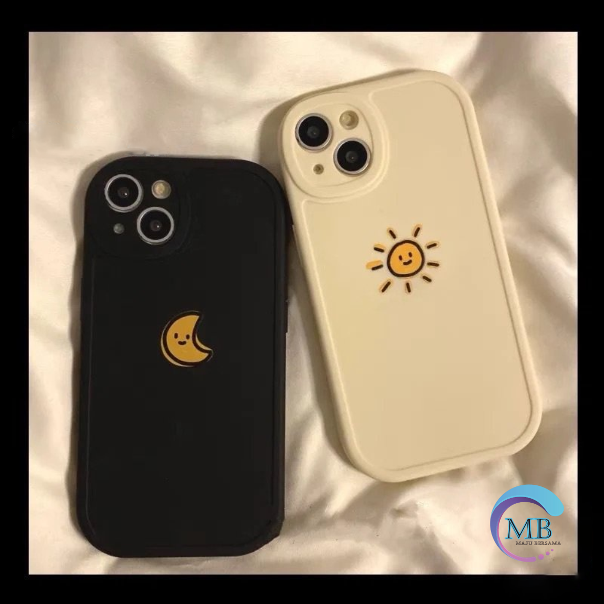 SS822 CASING SOFTCASE SILIKON COUPLES OVAL FOR IPHONE 6 7 8 6+ 7+ 8+ X XS XR XS MAX 11 12 13 14 PRO MAX PLUS MB4981