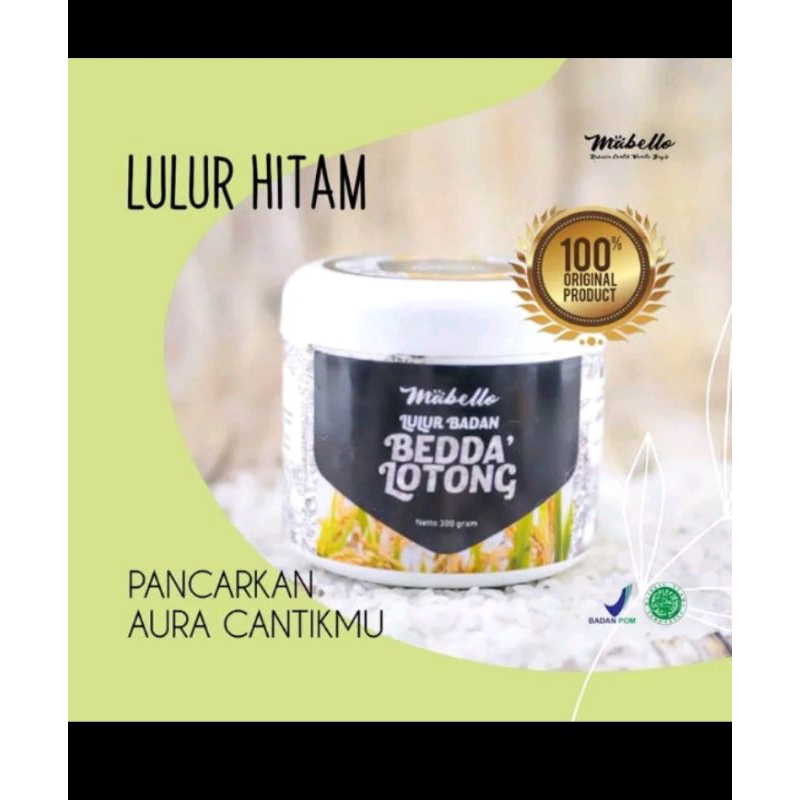 (BiSA COD) MABELLO lulur 300g original Ready termurah di makassar
