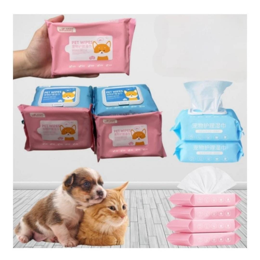 Borammy Pet Wipes - Tissue Basah Hewan Anjing Kucing