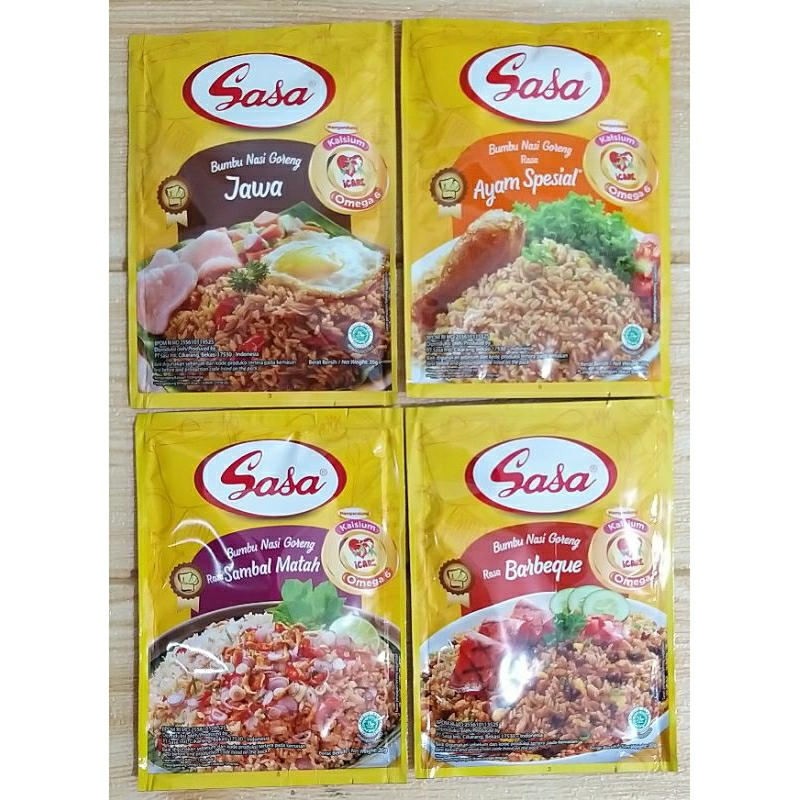 

✔MURAH Sasa Bumbu Nasi Goreng All Varian 20gr / Bumbu Nasi Goreng Sasa / Bumbu Instan