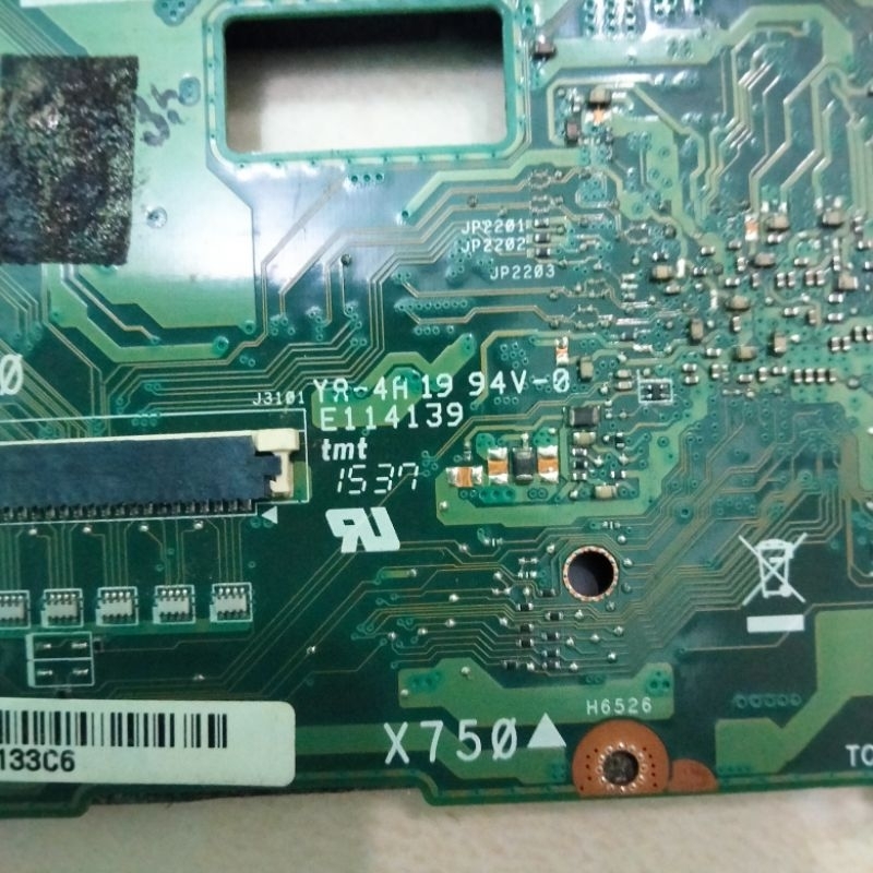 motherboard mainboard mobo mesin Normal Laptop 1. Asus X550Z