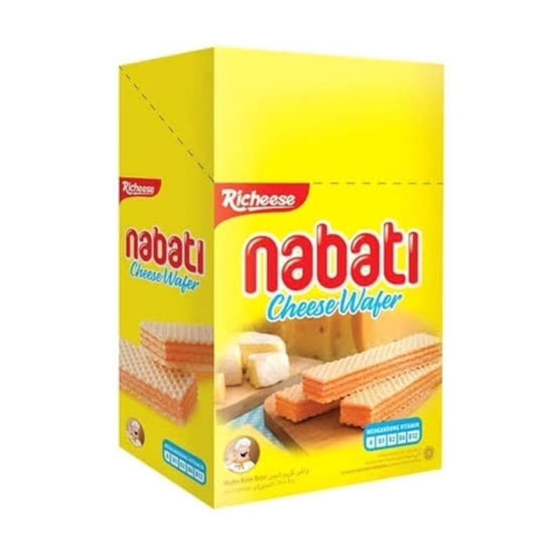 

NABATI WAFER KEJU BOX ISI 20 PCS X 6 GRAM