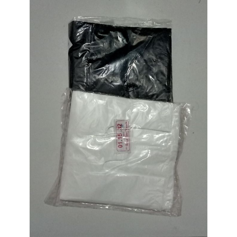 Kantong Plastik Kresek Hitam Ekonomis / Kresek 15 X 30 isi 50 lembar