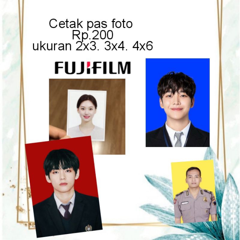 Cetak Pas Foto FujiFilm