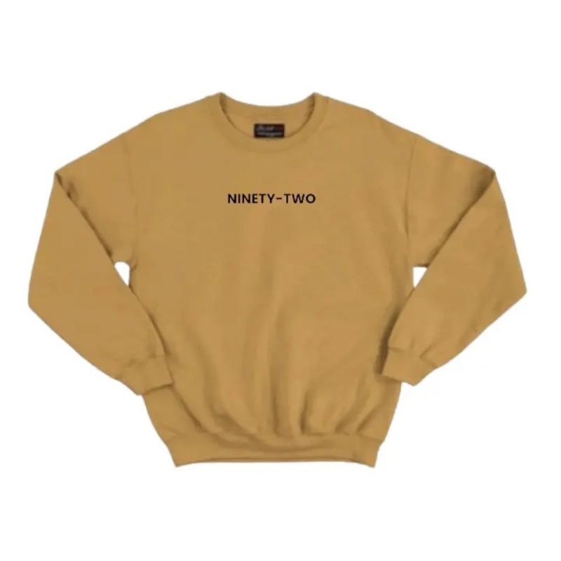 sweater crewneck Logo NINETY-TWO unisex L. XXL. 3XL. 4XL. 5XL. 6XL