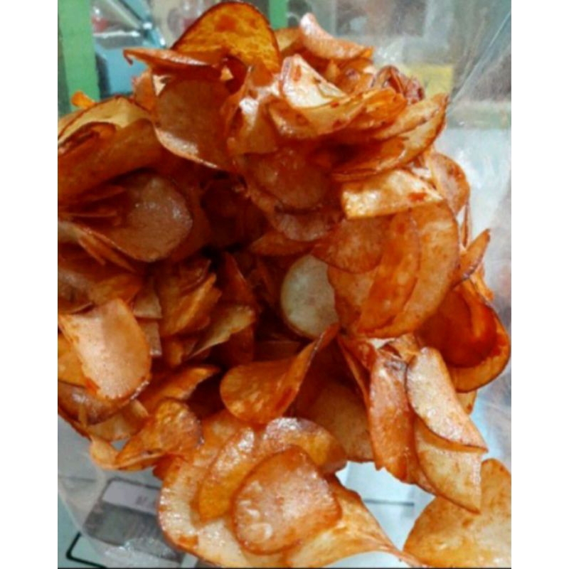 

KERIPIK SINGKONG PEDAS RUJAK BERAT 1 KG