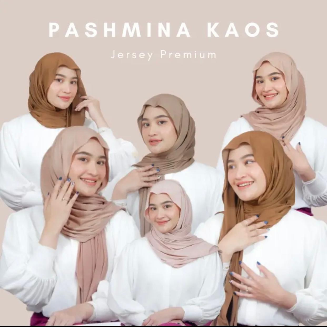 Pashmina Kaos Jersey Premium Pashmina Jersey / Hijab jersy premium / Jilbab pashmina instan / Pashmina rayon / Pashmina bagus murah