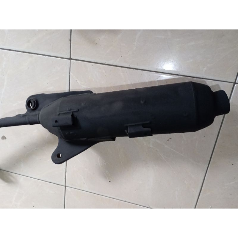 KNALPOT BLEKAN YAMAHA MIO SPORTY ORIGINAL 5TL