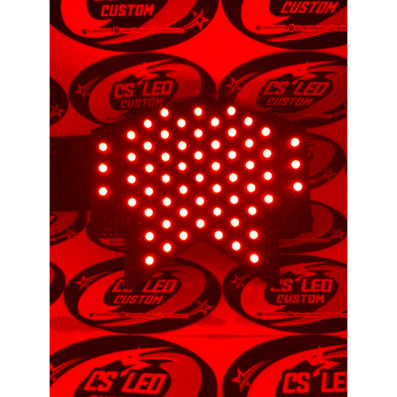 Stoplamp Running Scoopy Lama / Scoopy Karbu / Scoopy Keluaran Pertama 2010-2013 10 Mode Auto Arus Se