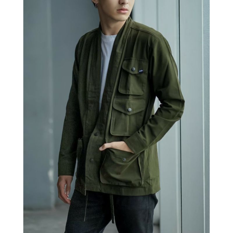 JACKET KIMONO POCKET BASIC WOLVPACK STREETWEAR