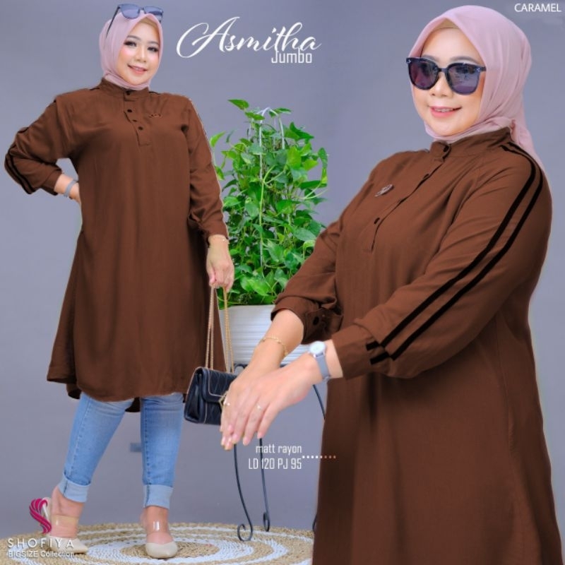 ASMITHA TUNIK JUMBO  --By.Shofiya Big Size--