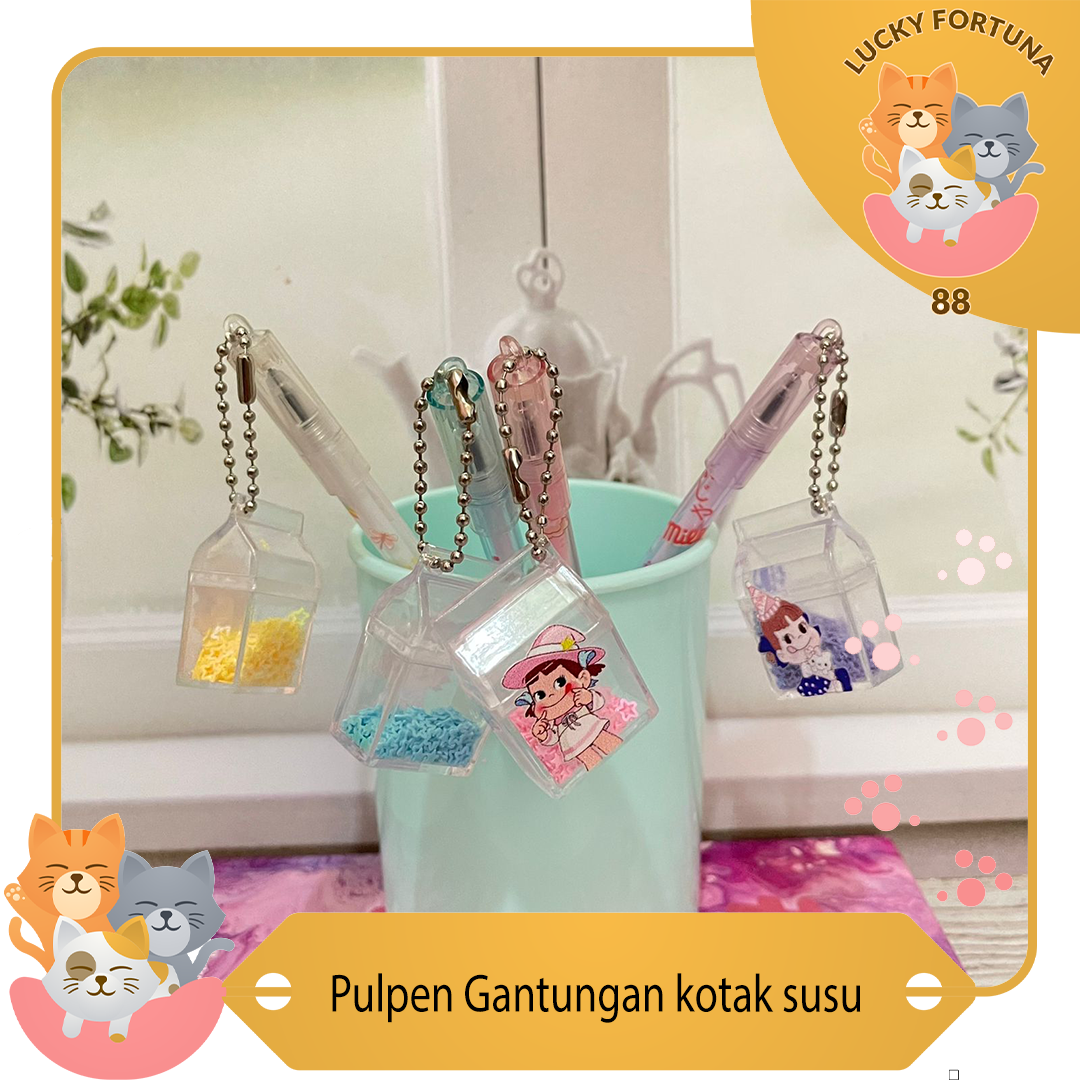 

Pulpen Gantungan Kotak Susu Pulpen gantungan kotak susu multifungsi Pulpen gantungan kotak susu berkualitas tinggi Pulpen gantungan kotak susu imut Pulpen dengan gantungan kotak susu pulpen tinta warna hitam