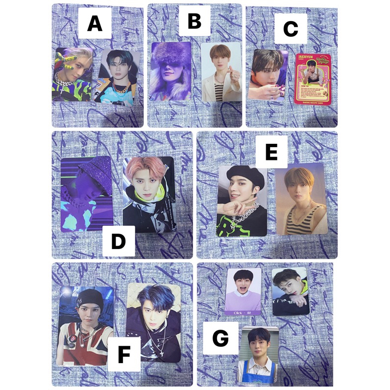 NCT PC photocard official sale Jaeyong Jaehyun, Taeyong, Jungwoo, Taeil 2 baddies digipack pb photob