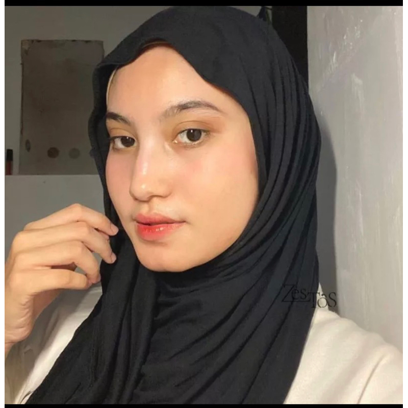 HIJAB JILBAB PASHMINA MELEYOT JERSEY PREMIUM