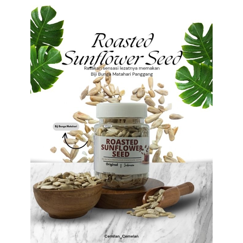 

Promo Sunflower Biji Bunga Matahari Kupas Panggang Kuaci