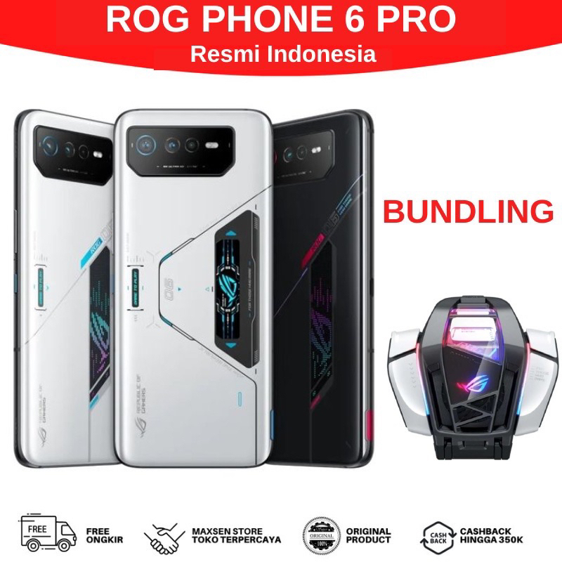ASUS ROG PHONE 6 PRO 8/256GB GARANSI RESMI TAM INDONESIA