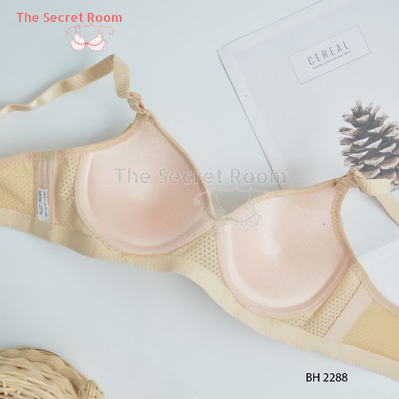 TALLY BRA BH 2288 I CUP B I BUSA TIPIS I TANPA KAWAT I KAIT 3 I SIZE 38 - 44