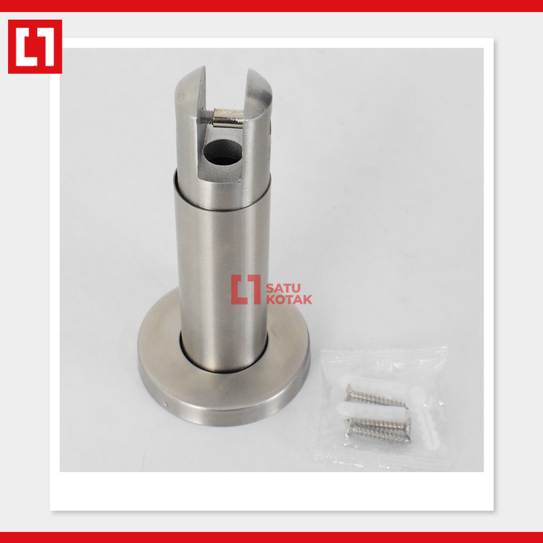 Kaki Cubicle Stainless Stand Leg Adjustable Kamar Mandi Partisi Weldom