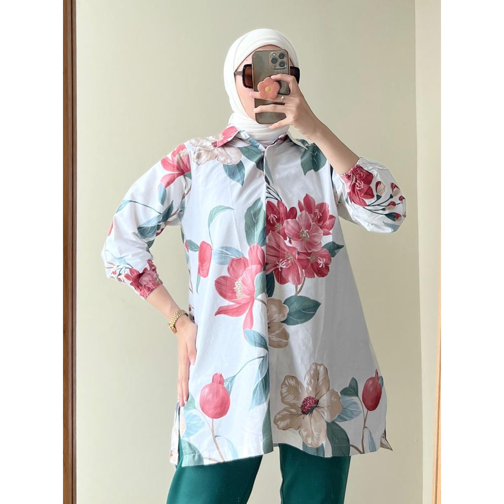 Kemeja Katun Oversize Floda - 2201.02.049