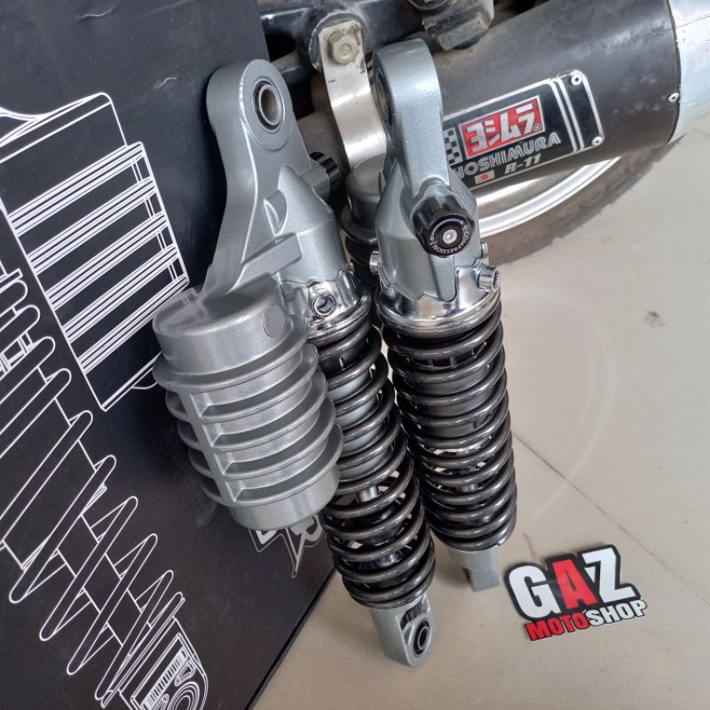 Shockbreaker Skok Tabung Zephyr 750 Granat 320mm Shock Belakang Import Double Klik Fungsi 32 cm CB GL Tiger MP RX King