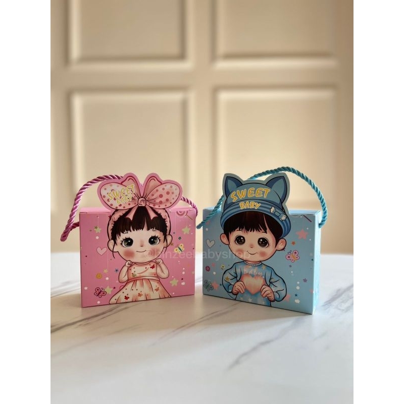 

Goodie bag ulang tahun isi 10 / tas hampers /paperbag