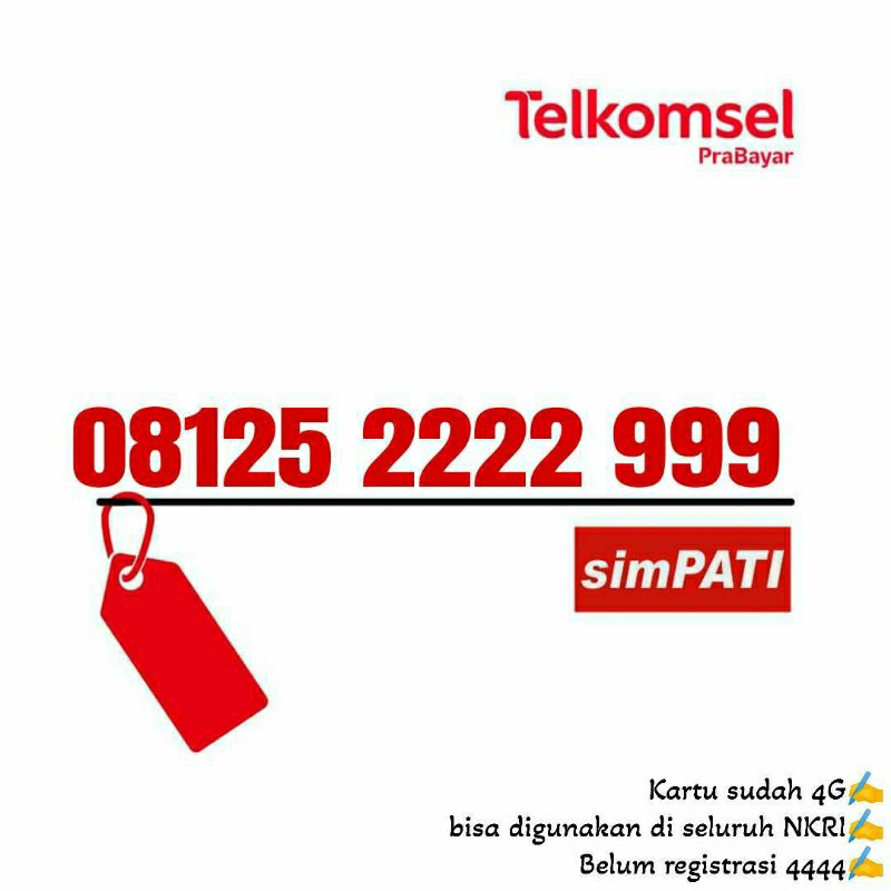 nomor cantik telkomsel simpati 333 awalan 0822