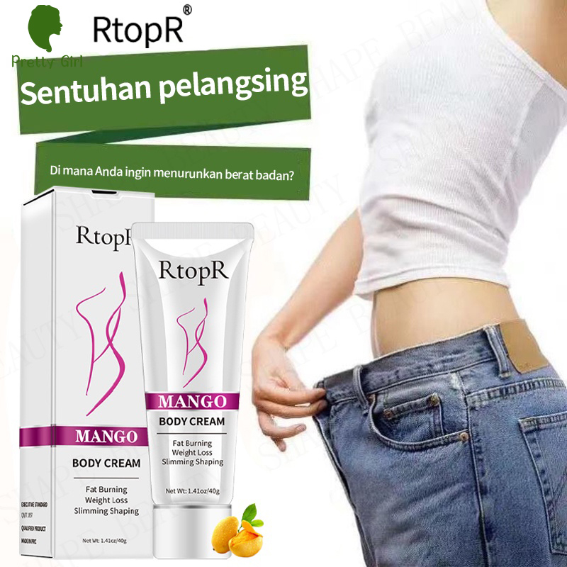 【asli】RTOPR MANGO SLIMMING WEIGHT LOSE CREAM Burning Fat Slimming Cream Health Care-Cream Pelangsing Badan - Peluntur Lemak