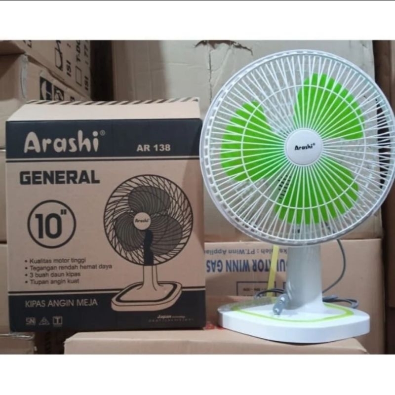 10 inch Kipas Angin Meja JUMBO General 10&quot; Besar Arashi Desk Fan